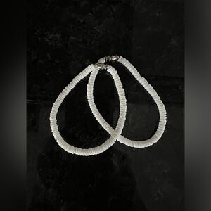 White Puka Shell Set of 2 Bracelets